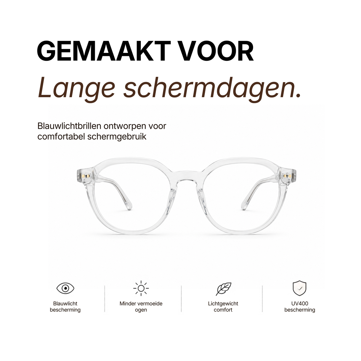 Aura - Day Mode Blauwlichtbril